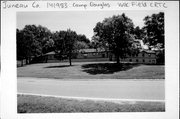 VOLK FIELD CRTC, a Side Gabled hospital/medical clinic, built in Camp Douglas, Wisconsin in 1942.