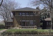 6500 7TH AVE, a Prairie School house, built in Kenosha, Wisconsin in 1923.
