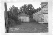 3314 STH 83, a Astylistic Utilitarian Building shed, built in Wheatland, Wisconsin in 1910.