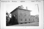5320 17TH AVE, a Italianate house, built in Kenosha, Wisconsin in 1861.
