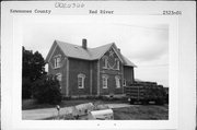 COUNTY HIGHWAY X, S SIDE, JUST E OF TRU-WAY RD, a Cross Gabled house, built in Red River, Wisconsin in 1895.