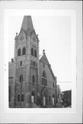 4TH ST AND STATE ST, SE CNR, a Early Gothic Revival church, built in Algoma, Wisconsin in 1896.