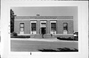 119 ELLIS ST, a Art/Streamline Moderne post office, built in Kewaunee, Wisconsin in 1937.