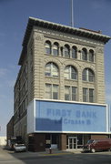 319 MAIN ST, a Romanesque Revival bank/financial institution, built in La Crosse, Wisconsin in 1888.