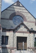 831 MAIN ST, a Romanesque Revival church, built in La Crosse, Wisconsin in 1898.