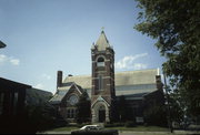 721 KING ST, a Romanesque Revival church, built in La Crosse, Wisconsin in 1886.