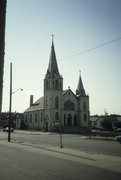 1201 AVON ST, a Late Gothic Revival house of worship, built in La Crosse, Wisconsin in 1906.