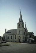 1201 AVON ST, a Late Gothic Revival house of worship, built in La Crosse, Wisconsin in 1906.