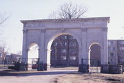 1407 La Crosse St., a Neoclassical/Beaux Arts cemetery monument, built in La Crosse, Wisconsin in 1901.