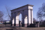 1407 La Crosse St., a Neoclassical/Beaux Arts cemetery building/monument, built in La Crosse, Wisconsin in 1901.