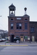 103 S LEONARD ST, a Commercial Vernacular village hall, built in West Salem, Wisconsin in 1897.