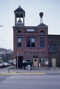 103 S LEONARD ST, a Commercial Vernacular city/town/village hall/auditorium, built in West Salem, Wisconsin in 1897.