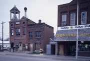 103 S LEONARD ST, a Commercial Vernacular village hall, built in West Salem, Wisconsin in 1897.