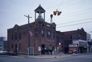 103 S LEONARD ST, a Commercial Vernacular village hall, built in West Salem, Wisconsin in 1897.