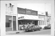 1612-1614 COMMERCIAL ST, a Twentieth Century Commercial retail building, built in Bangor, Wisconsin in 1918.