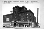 710 S 3RD ST, a Romanesque Revival brewery/distillery/winery, built in La Crosse, Wisconsin in 1907.