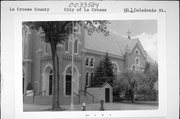 1102 CALEDONIA ST, a Romanesque Revival house of worship, built in La Crosse, Wisconsin in 1900.
