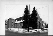 1601 CASS ST, a Late Gothic Revival church, built in La Crosse, Wisconsin in 1925.