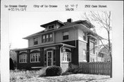 2502 CASS ST, a American Foursquare house, built in La Crosse, Wisconsin in 1909.