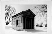 1407 La Crosse St., a Neoclassical/Beaux Arts cemetery building/monument, built in La Crosse, Wisconsin in 1887.