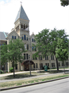 1413-1501 S LAYTON BLVD, a Romanesque Revival monastery, convent, religious retreat, built in Milwaukee, Wisconsin in 1890.