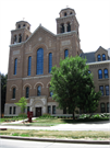 1413-1501 S LAYTON BLVD, a Romanesque Revival monastery, convent, religious retreat, built in Milwaukee, Wisconsin in 1890.