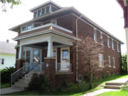 1643-1645 S LAYTON BLVD, a American Foursquare duplex/two-flat, built in Milwaukee, Wisconsin in 1921.