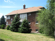 1643-1645 S LAYTON BLVD, a American Foursquare duplex/two-flat, built in Milwaukee, Wisconsin in 1921.