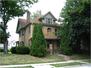 2175-2177 S LAYTON BLVD, a American Foursquare house, built in Milwaukee, Wisconsin in 1903.