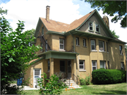 2175-2177 S LAYTON BLVD, a American Foursquare house, built in Milwaukee, Wisconsin in 1903.