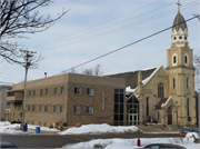 404 E MAIN ST, a Romanesque Revival house of worship, built in Madison, Wisconsin in 1888.