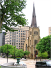 6 N CARROLL ST (A.K.A. 100 W WASHINGTON AVE), a Early Gothic Revival church, built in Madison, Wisconsin in 1855.