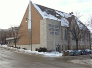 322 E WASHINGTON, a Late Gothic Revival house of worship, built in Madison, Wisconsin in 1905.