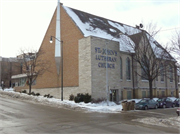 322 E WASHINGTON, a Late Gothic Revival church, built in Madison, Wisconsin in 1905.