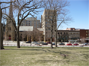 6 N CARROLL ST (A.K.A. 100 W WASHINGTON AVE), a Early Gothic Revival church, built in Madison, Wisconsin in 1855.