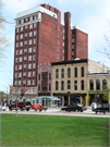 27 N PINCKNEY ST, a Romanesque Revival large retail building, built in Madison, Wisconsin in 1897.