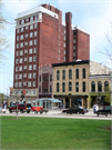 27 N PINCKNEY ST, a Romanesque Revival retail building, built in Madison, Wisconsin in 1897.