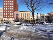 27 N PINCKNEY ST, a Romanesque Revival large retail building, built in Madison, Wisconsin in 1897.