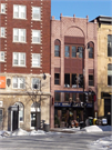 27 N PINCKNEY ST, a Romanesque Revival large retail building, built in Madison, Wisconsin in 1897.