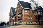 New Glarus Public School and High School, a Building.