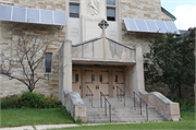 3022 W WISCONSIN AVE, a Late Gothic Revival house of worship, built in Milwaukee, Wisconsin in 1954.