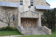 3022 W WISCONSIN AVE, a Late Gothic Revival church, built in Milwaukee, Wisconsin in 1954.