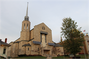 3022 W WISCONSIN AVE, a Late Gothic Revival church, built in Milwaukee, Wisconsin in 1954.