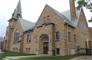2812 W WISCONSIN AVE, a Late Gothic Revival house of worship, built in Milwaukee, Wisconsin in 1889.
