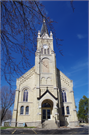 924 MAIN ST, a Late Gothic Revival church, built in St. Cloud, Wisconsin in 1905.