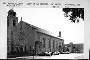 936 WINNEBAGO ST, a Romanesque Revival house of worship, built in La Crosse, Wisconsin in 1914.