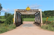 OWEN AVE / ROCK CREEK RD OVER ROCK CREEK, a NA (unknown or not a building) overhead truss bridge, built in Beaver, Wisconsin in 1940.