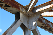 OWEN AVE / ROCK CREEK RD OVER ROCK CREEK, a NA (unknown or not a building) overhead truss bridge, built in Beaver, Wisconsin in 1940.