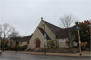 1615 N WAUWATOSA AVE, a Late Gothic Revival house of worship, built in Wauwatosa, Wisconsin in 1949.
