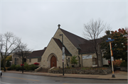 1615 N WAUWATOSA AVE, a Late Gothic Revival church, built in Wauwatosa, Wisconsin in 1949.